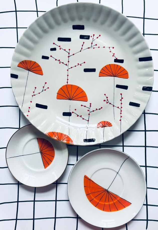 Ozdoby na ścianę Ikebana Trojaki