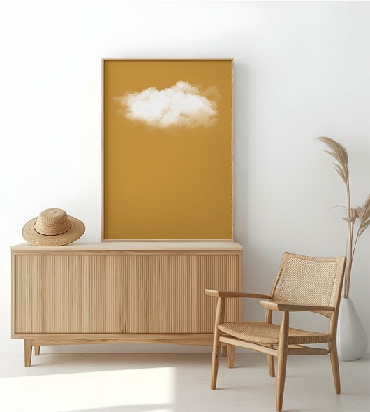 plakaty Plakat chmura na ścianę Minimalistyczny Plakat nowoczesny do salonu
