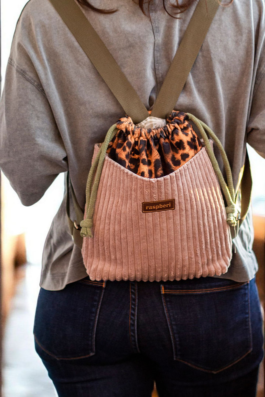 plecaki Mini plecak w panterkę