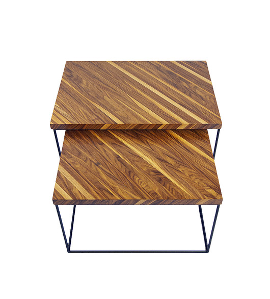 stoliki kawowe Stoliki kawowe, orzech amerykański (XIII)