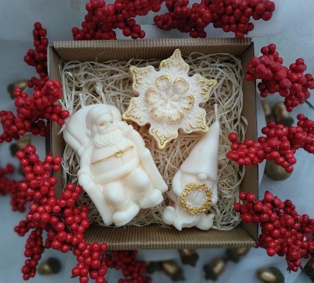 dekoracje świąteczne Świąteczny zestaw prezentowy