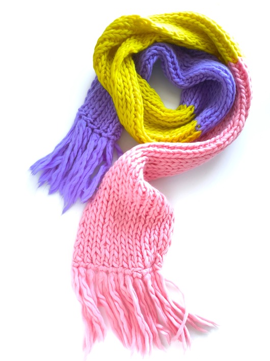 szale damskie Wełniany szal z wełny peruwiańskiej PERUVIAN WOOLY