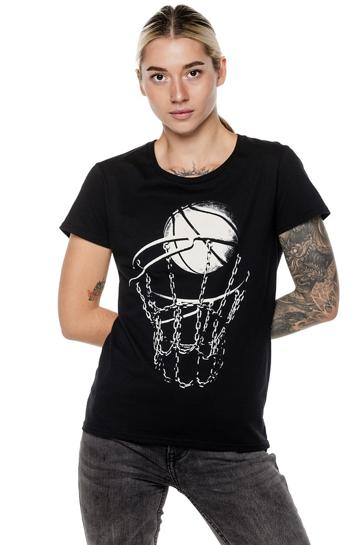 t-shirt damskie T-shirt damski UNDERWORLD Streetball czarny