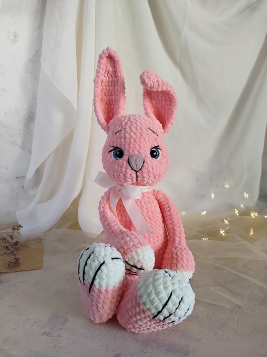 misie i maskotki Duży królik przytulanka, Maskotka zajączek, Zajączek pluszowy