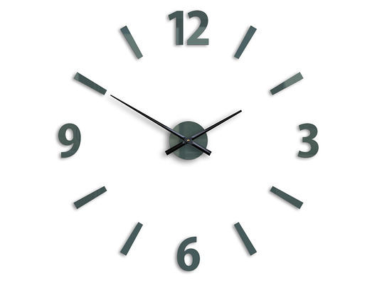 Zegar ścienny Klaus  Szary 75 cm ModernClock