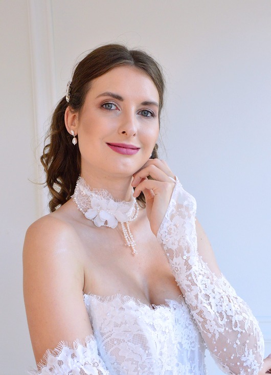 Biżuteria ślubna Choker Leni