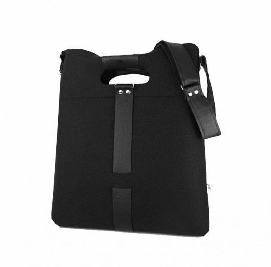 Torebka z filcu Czarna Classic Black purol design