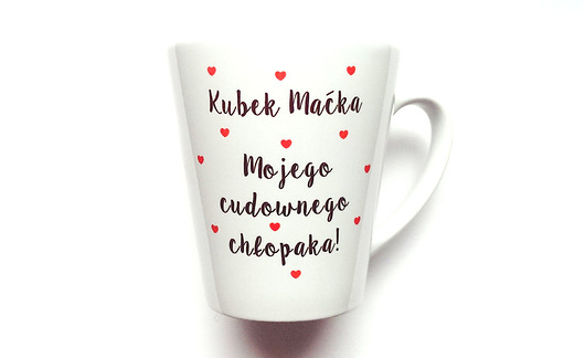 Kubek Latte "MAĆKA" (PODAJ IMIĘ) FarrowDesign