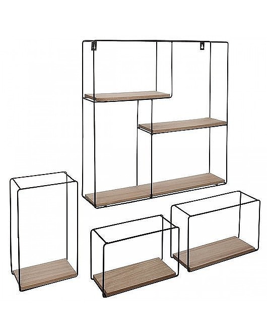 półki Półka Metalowa 4 szt. Półka Wisząca