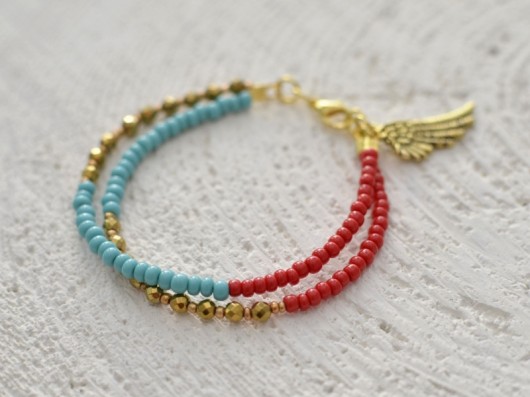 boho chic bracelet  Made by Magda