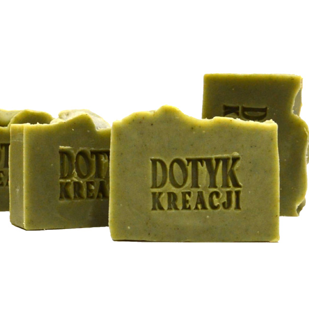 mydło w kostce POKRZYWA i SPIRULINA - mydło naturalne 110g