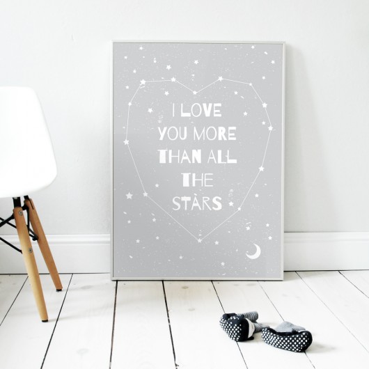 More than all the stars | plakat B2 milostudio