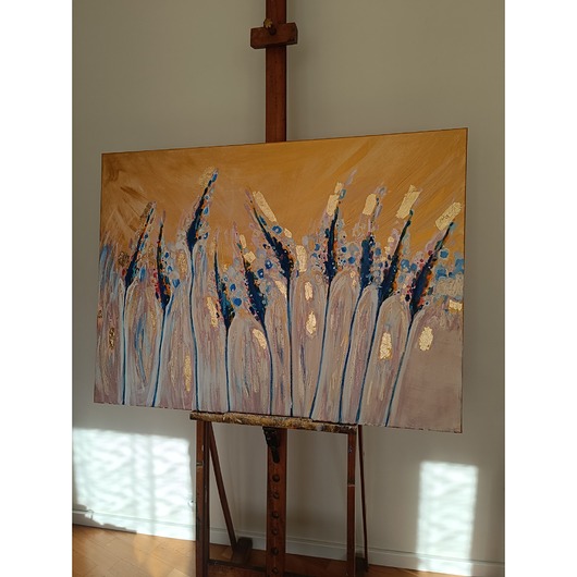 obrazy Obraz na zamówienie kupującego - Zimowy poranek - 80x110 cm