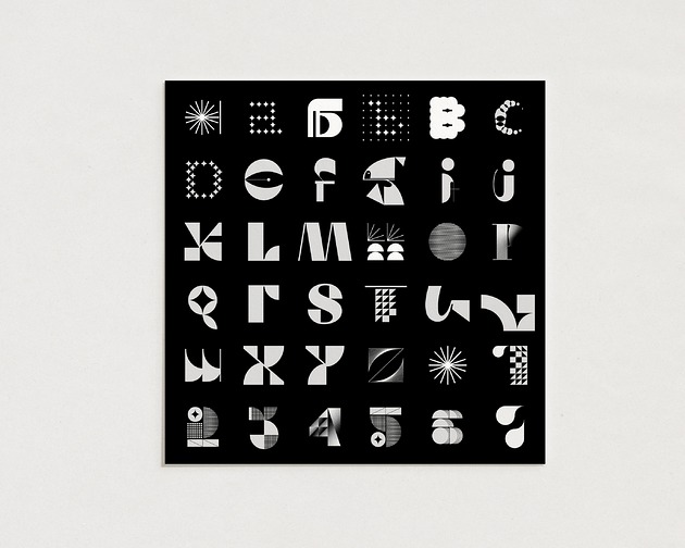 plakaty 36 days of type / Oryginalna grafika / poster print / plakat