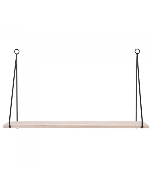 Półka Ścienna Druciana Postarzana Dark Grey MIA home