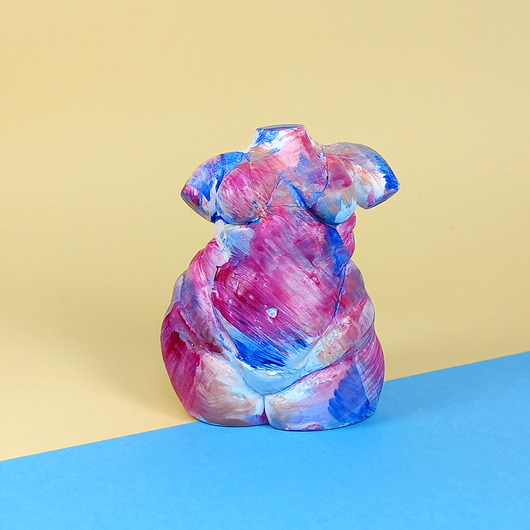 figurki i rzeźby Ręcznie malowana rzeźba, kobieca figura