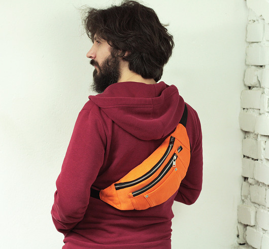 pomarańczowa nerka  Maruna Upcycled