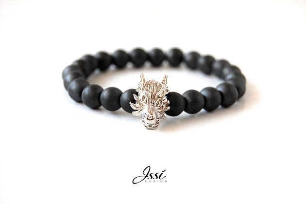biżuteria męska bransoletka męska SILVER WOLF