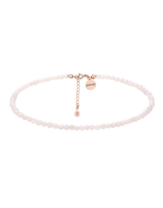 Złoty choker z pereł naturalnych SOTHO
