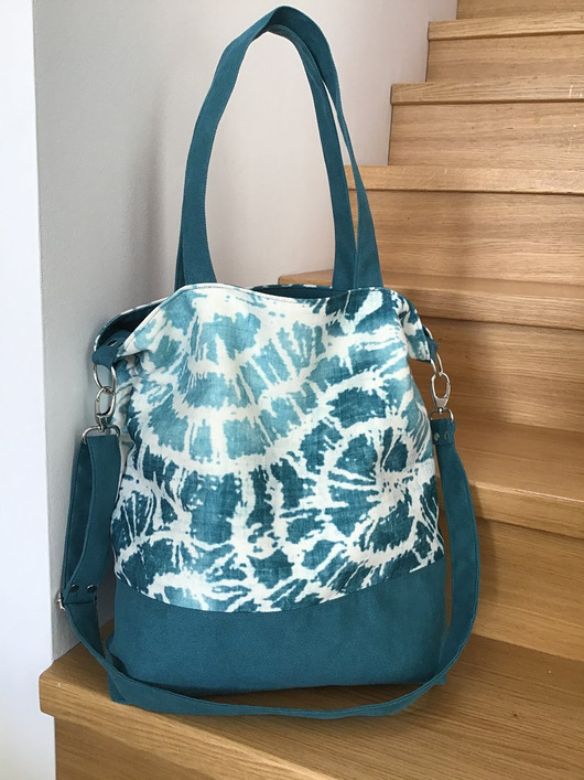 torby XXL Torba hobo XXL - print batik