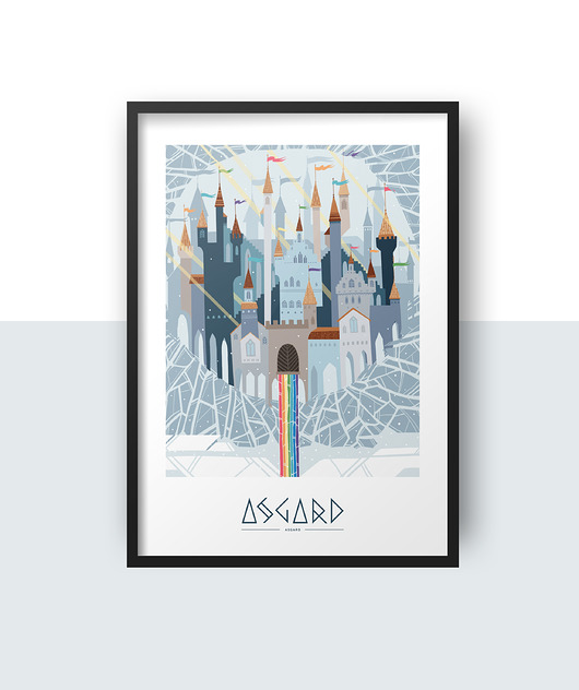 grafiki i ilustracje ASGARD  poster