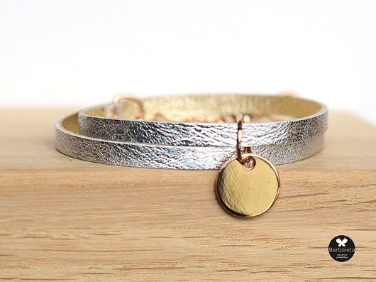 flo silverring gold barboleta