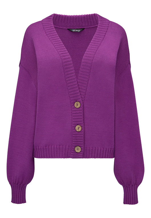 kardigany damskie Kardigan Wool Me Tender Purpura 100% Wełna Merino