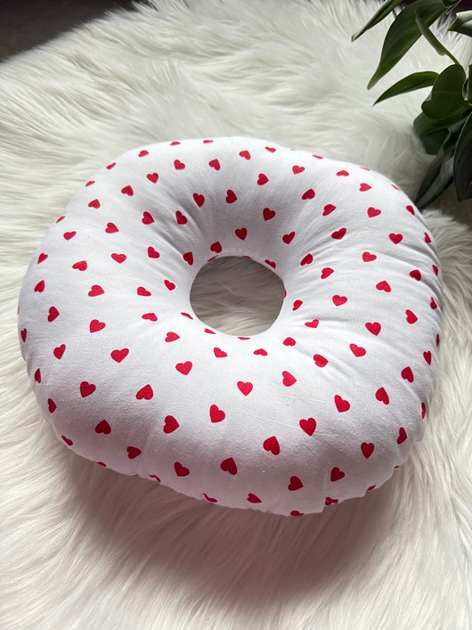 kolczyki - inne Poduszka do Piercingu Ucha Z Otworem Na Gojenie Helix Tragus bawełniana