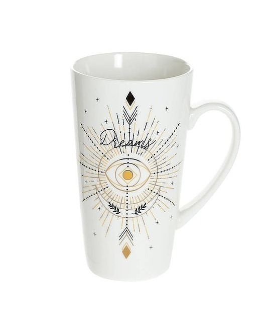 Kubek Porcelanowy z Zaparzaczem Dreams Biały MIA home