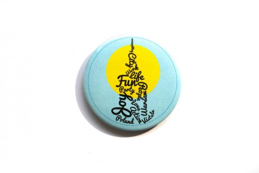 MAGNES 56 mm - ORIENT WAWA LOVE POLAND DESIGN