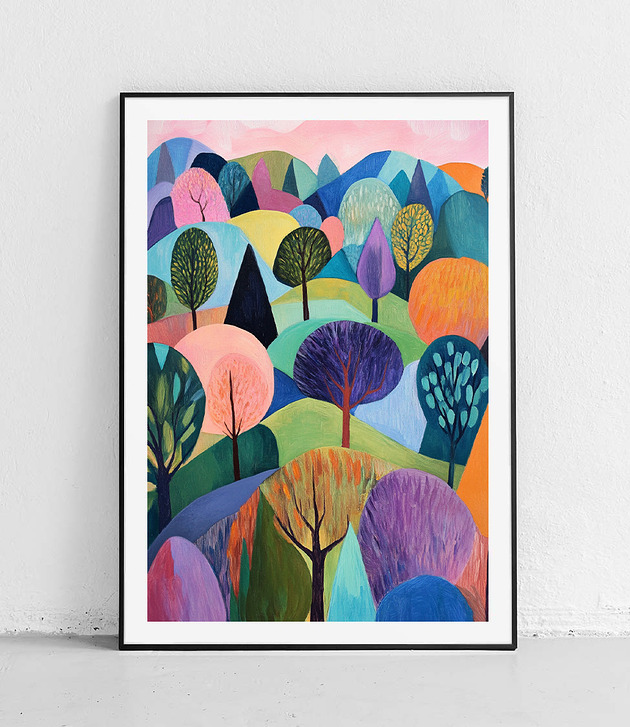 plakaty Plakat Kolorowa symfonia natury