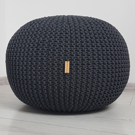pufy do siedzenia Pufa NORWAY ze sznurka bawełnianego