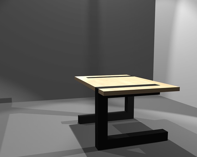 Stolik kawowy lity dębowy Drewno Design Loft Dąb ving