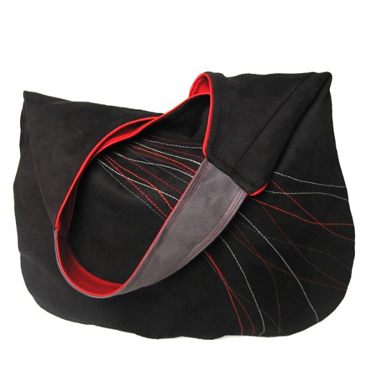 czerwone (alkantara) BandaBag