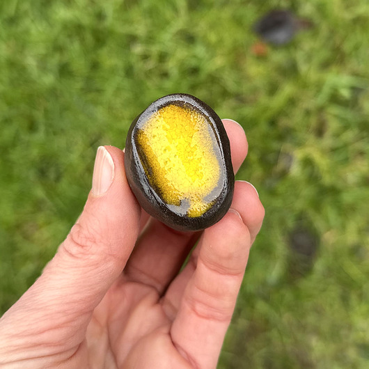 akcesoria różne Worry stone *żółty