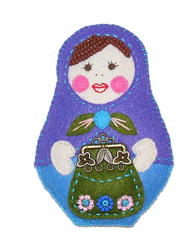 Matrioshka z torebeczką :) AylaArt