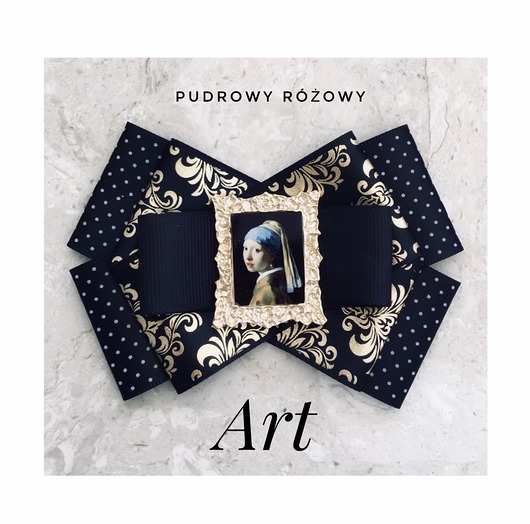 broszki Brosza  ART z obrazem Dziewczyna z perłą NEW 1szt