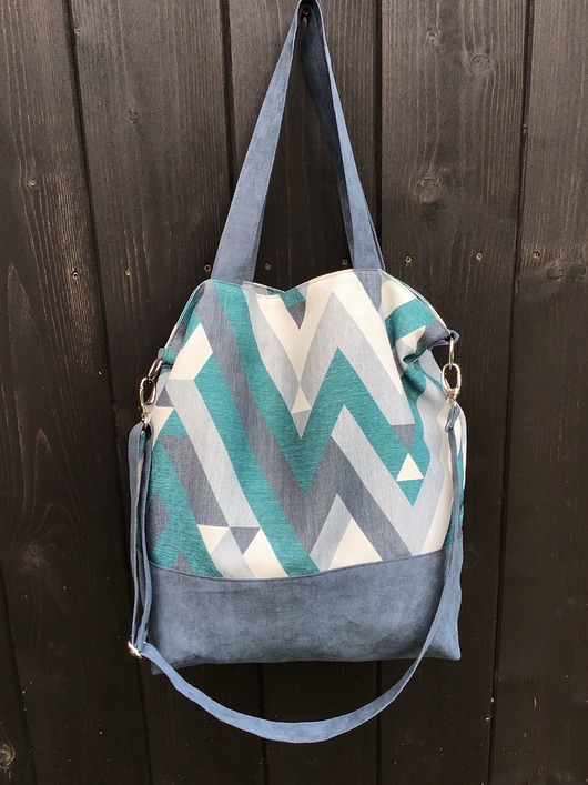 torby XXL Torba hobo XXL - geometryczna