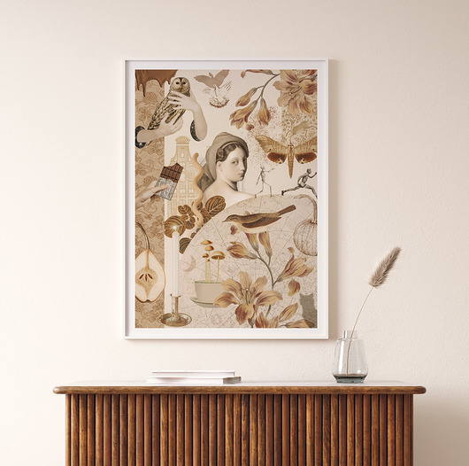 grafiki i ilustracje Cinnamon chocolate  50x70 cm
