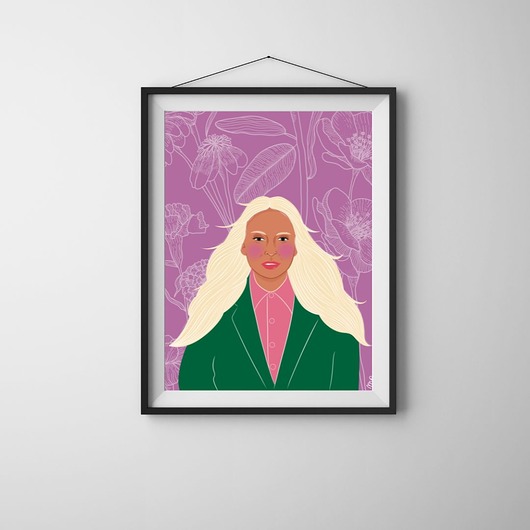 grafiki i ilustracje Plakat "Cudzoziemka"
