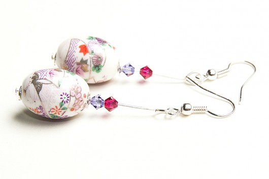 Porcelana ze kryształ Swarovskim Ważka Nieważka