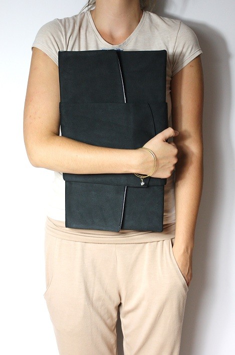 Kopertówka XL black + stripes Zuzia Górska