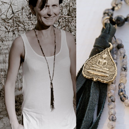 BODHI LEAF MALA /// naszyjnik z Buddą NOMAD ACCESSORIES