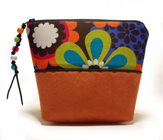 kosmetyczka - multicolor & orange MOONAXA