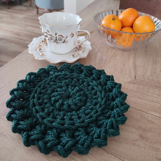 podkładki do kuchni Podkładka okrągła pod kubki 20cm