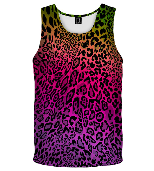 t-shirty męskie DR.CROW Bokserka Męska Multicolor Leopard