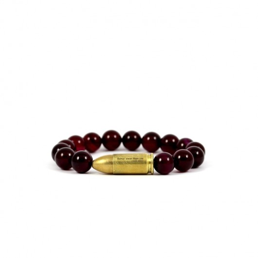 Better Wear Than Use- Ruby Agate Bracelet Unikke Design