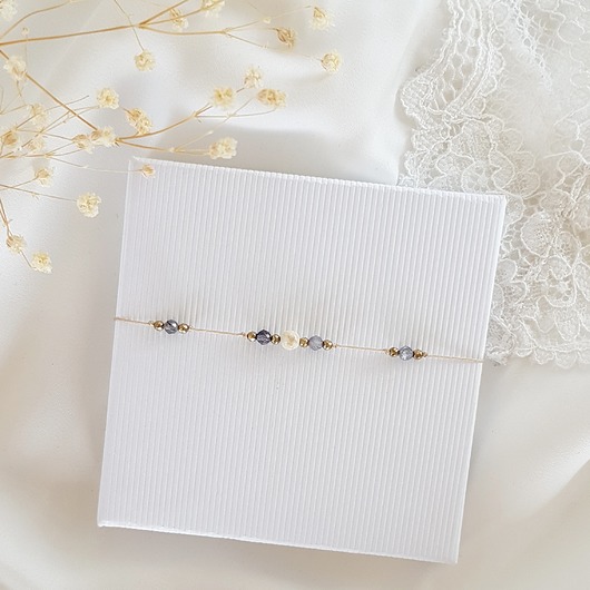 bransoletka iolit LEI handmade 