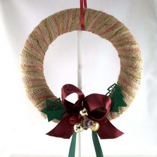Wianek White Christmas ata projekt