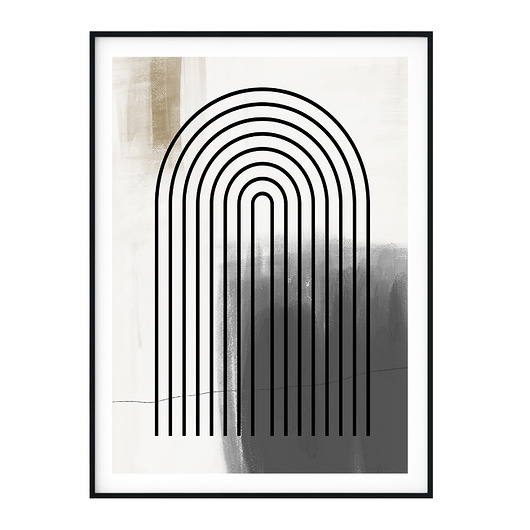 Plakat abstrakcyjny Japandi no. 47 myscandi